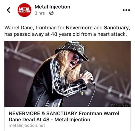 RIP Warrel Dane | Metal Amino