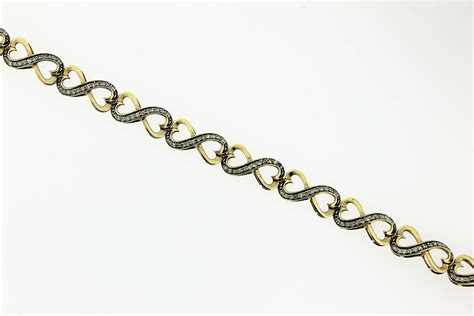 14k Infinity Diamond Bracelet