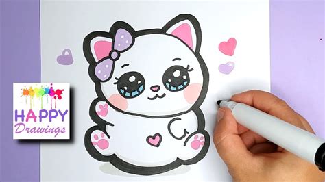 Cute Kitten Drawing