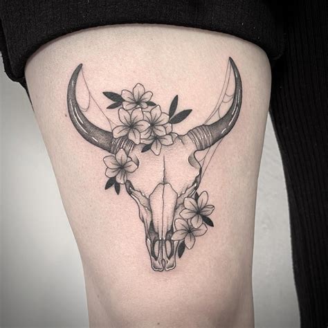 Feminine Bull Tattoos