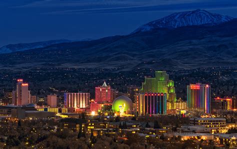 Reno SkyLine | A picture of the Reno Skyline during Christma… | Flickr