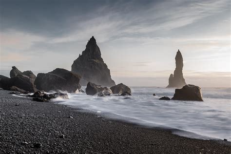 Black Sand Beach Iceland Wallpapers - Wallpaper Cave