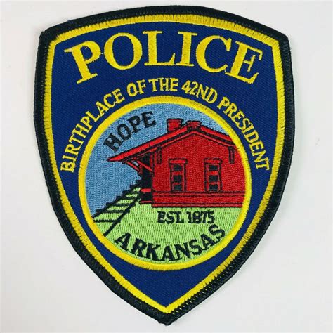 Hope Police Arkansas Train Station Patch | Police, Train station ...