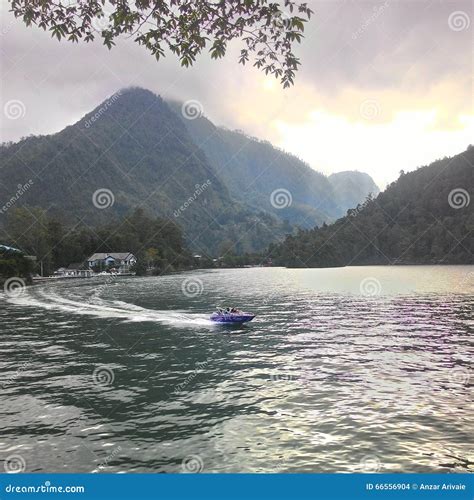 Telaga sarangan stock photo. Image of wonderfulindonesia - 66556904