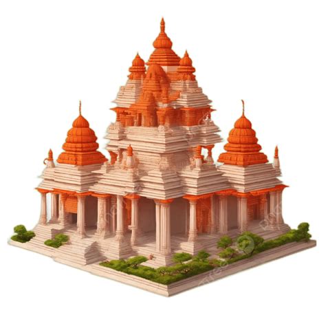 Ram Temple Ayodhya PNG, Vector, PSD, and Clipart With Transparent ...