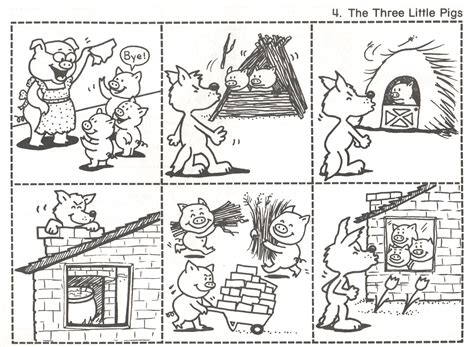 Three Little Pigs Printable Story