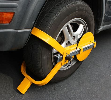 Wheel Lock Clamp Boot Tire Claw Trailer Car Truck Anti-Theft Towing ...