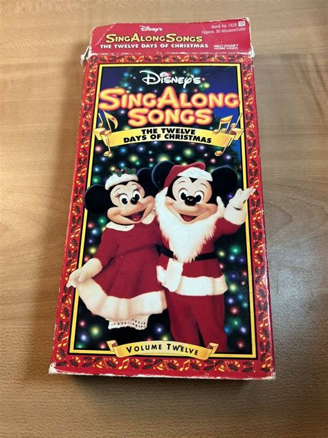 Disneys Sing Along Songs Twelve Days of Christmas VHS - Etsy UK