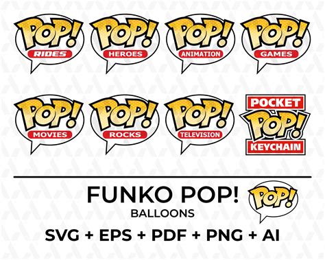 Funko Pop Balloons Pack Download Vector Logo svg, Eps, Png, Pdf, Ai ...