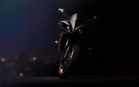 Black sports bike wallpaper, Yamaha YZF, R1, vehicle, bicycle ...