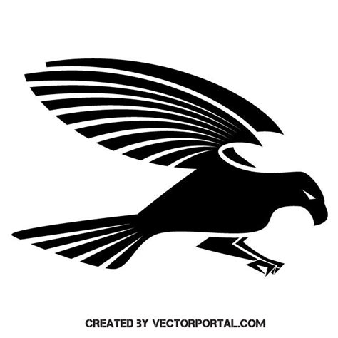 Falcon vector silhouette Free Vector Images, Vector Art, Tee Shirt ...