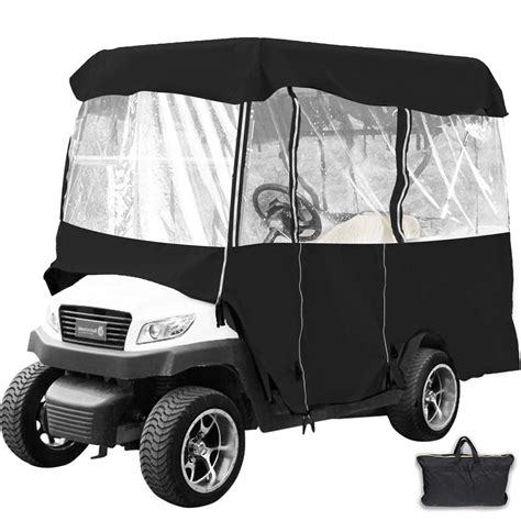 Buy Happybuy Golf Cart roof up to 79" L Golf Cart Covers 4 Passenger ...