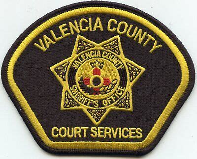 VALENCIA COUNTY NEW MEXICO NM COURT SERVICES SHERIFF POLICE PATCH | eBay