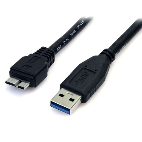 3 ft Black USB 3 Cable A to Micro B M/M - USB 3.0 Cables | Canada