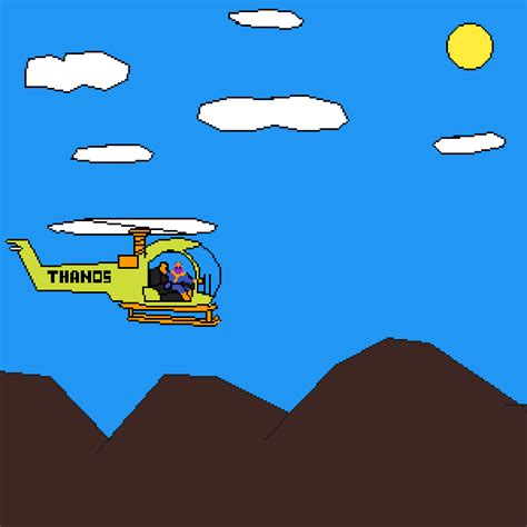 Pixilart - THANOS COPTER by SMASHAND