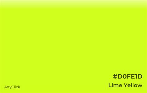 Lime Yellow Color | ArtyClick