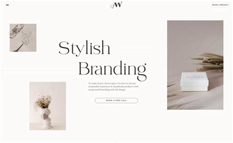 8 minimalist website design examples | Webflow Blog