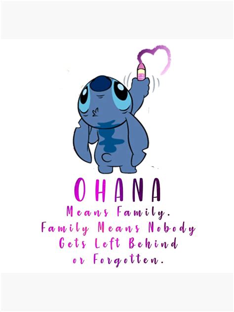 "Lilo and Stitch Ohana" Photographic Print for Sale by sarahxxdll ...