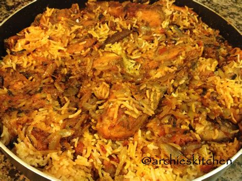 Archies Kitchen: Tandoori Chicken Biryani