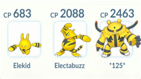 Electivire Evolution Line Only Challenge! 🔥 (Pokemon Go) - YouTube