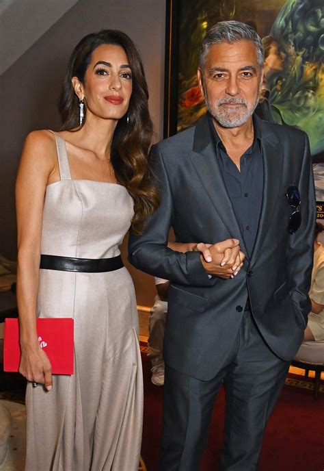 Amal Clooney Makes a Rare Red Carpet Appearance With George (And Her ...