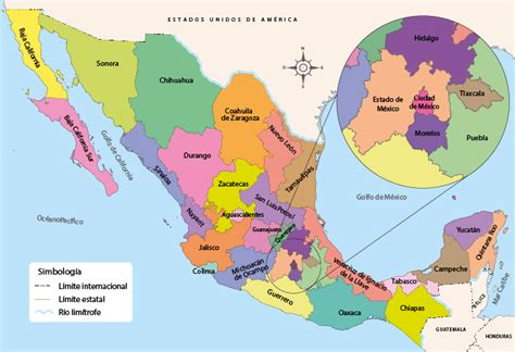 The Best 30 Mapa De La Republica Mexicana Con Nombres Letra Grande ...