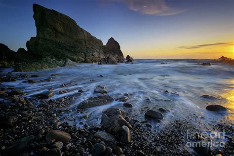 Shark Fin Sunset Photograph by Sitzwohl Bernhard | Pixels