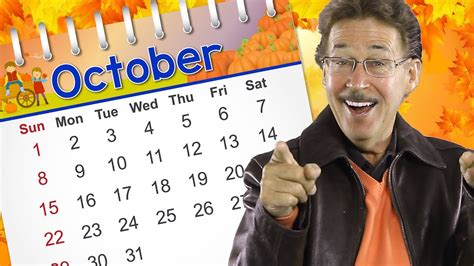 October | Calendar Song for Kids | Jack Hartmann - YouTube