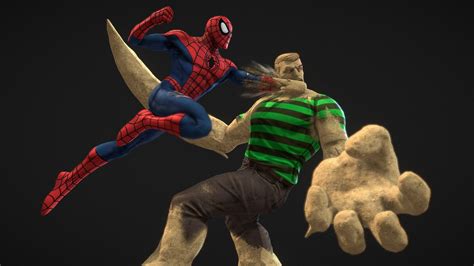 Spider-man vs Sandman - Buy Royalty Free 3D model by Anderson Barges ...