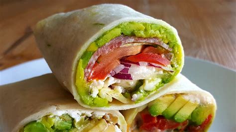 3 Healthy Tortilla Wrap Recipes | Easy No Cook Meals - YouTube | Wraps ...