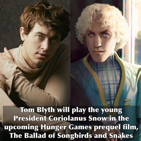 Tom Blyth Cast As Coriolanus Snow | Hunger games, Billy the kids ...