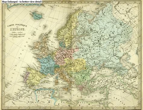 Political Map Of Europe 1870