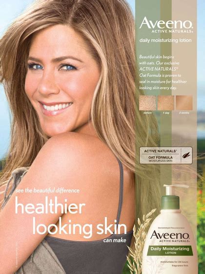 ECO GLAMAZINE: JENNIFER ANISTON: Aveeno Ambassador