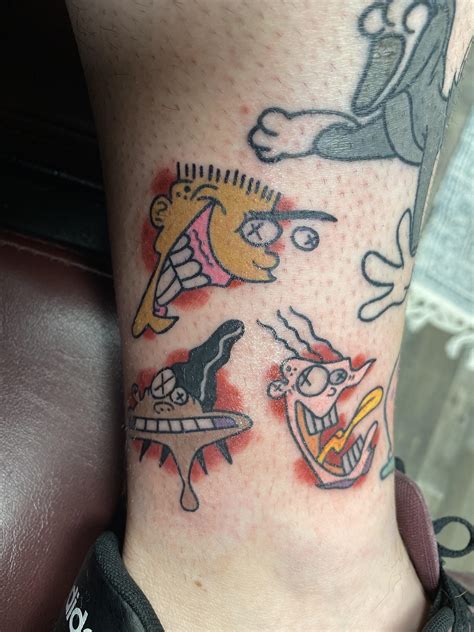 Ed, Edd n Eddy by Devon Mackey at Black Heart in Conneaut, Ohio. : r ...