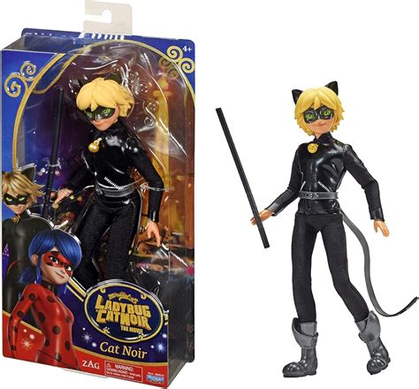 Miraculous Ladybug & Cat Noir Movie Exclusive 11" Cat Noir Action Doll ...