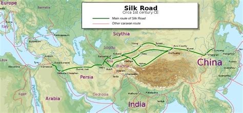 The Silk Road: Map and Summary of the Trade Route