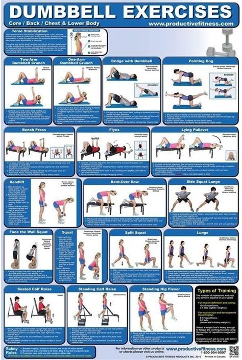 Bodybuilding Poster Weight Training Exercise Chart Consejos De ...