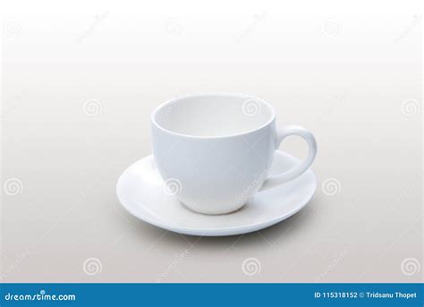 Empty Coffee Cup on Clear Background Stock Photo - Image of food, plate ...