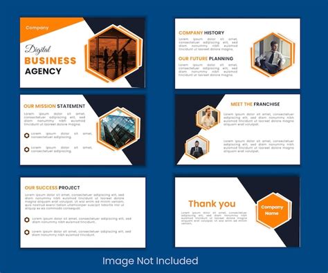 Premium Vector | Company presentation design