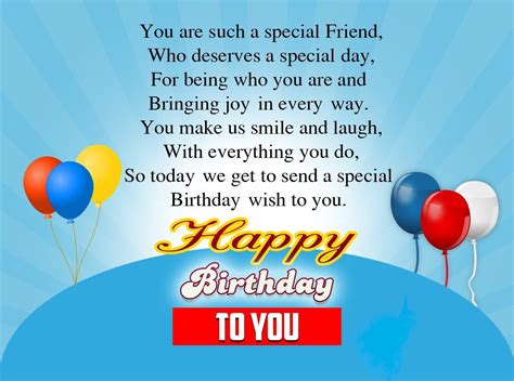 greeting birthday wishes for a special friend - The Hub Of Quotes ...