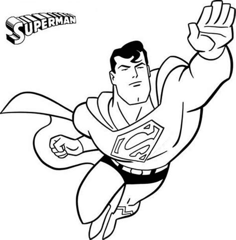 Superman Coloring Images Coloring Pages