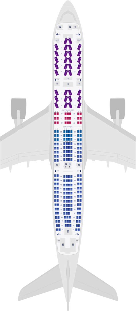 Airbus A330-200 Seat Maps, Specs & Amenities | Delta Air Lines