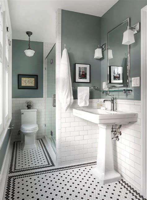 The Best Tile Color for a Small Bathroom | Small bathroom makeover ...