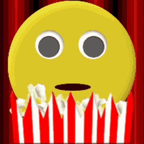 Popcorn Smile GIF - Popcorn Smile Emoji - Discover & Share GIFs