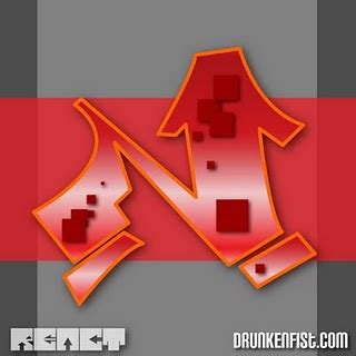 New Graffiti Alphabet Ideas: art graffiti letters "N" style red