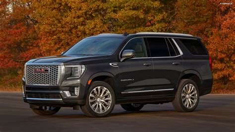 2021, Czarne, GMC Yukon Denali