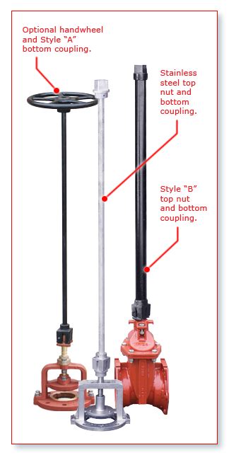 Valve Extension Stems (Round) - Trumbull Manufacturing