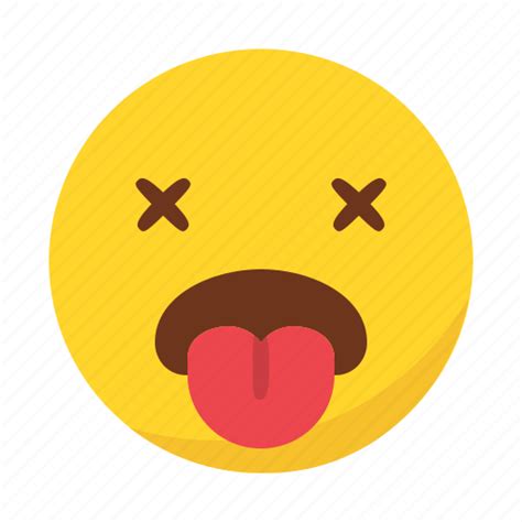 Dead, emoji, emoticon, tongue icon - Download on Iconfinder