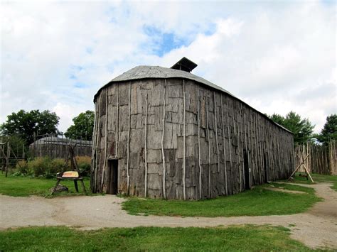 Wolf Clan Longhouse, Iroquoian Village, Crawford Lake Cons… | Flickr