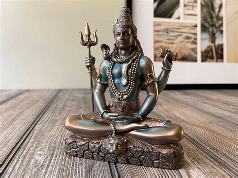 Custom Made Meditating Shiva Statue Decor - Etsy